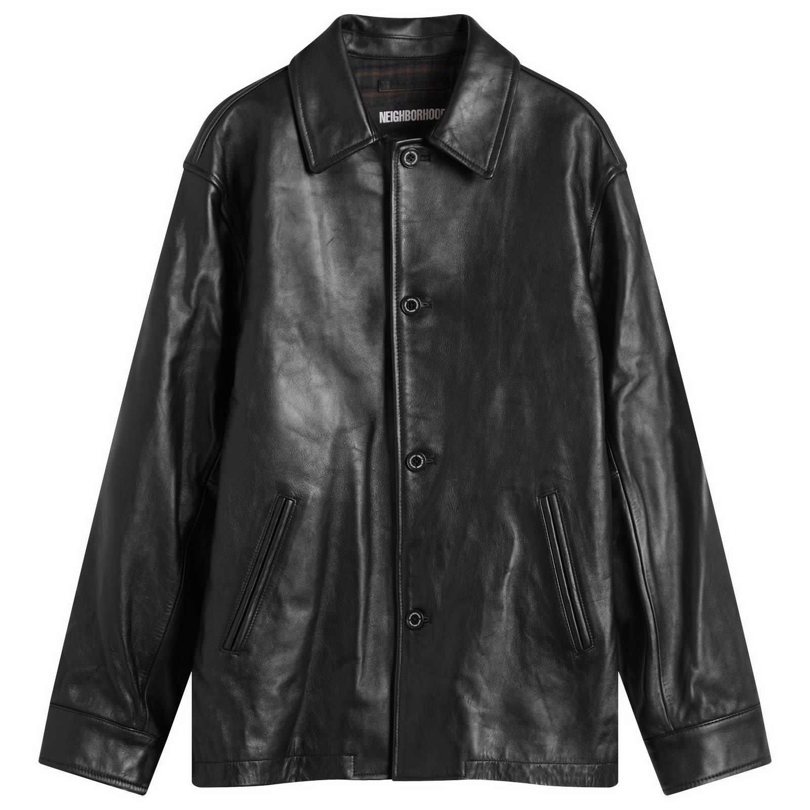 F*A様 [プロフ必読] NEIGHBORHOOD LEATHER CAR CO ☆NEIGHBORHOOD. LEATHER. CAR. COAT. ブラックL - メルカリ