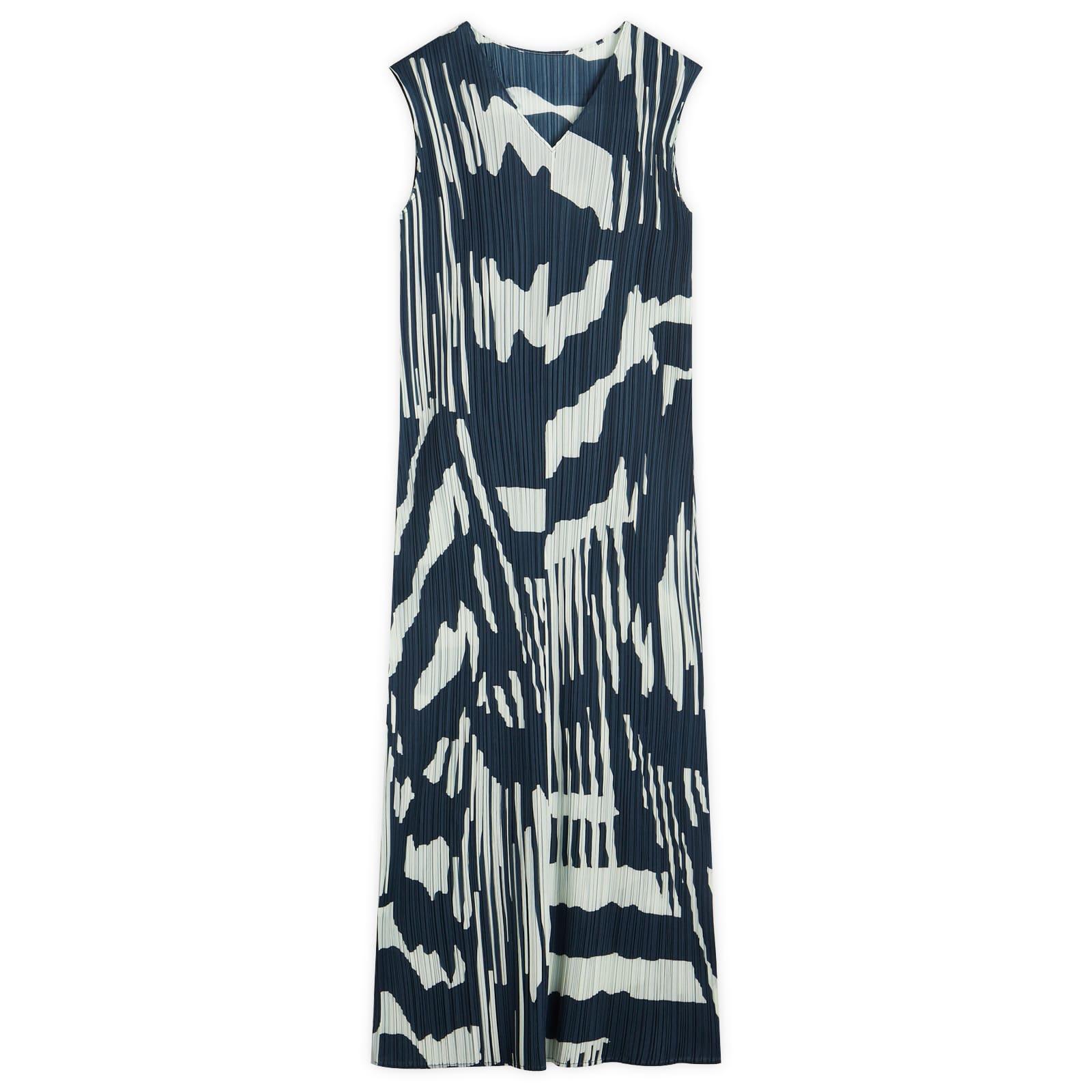 プリーツプリーズ REFRACTION GRAYISH NAVY