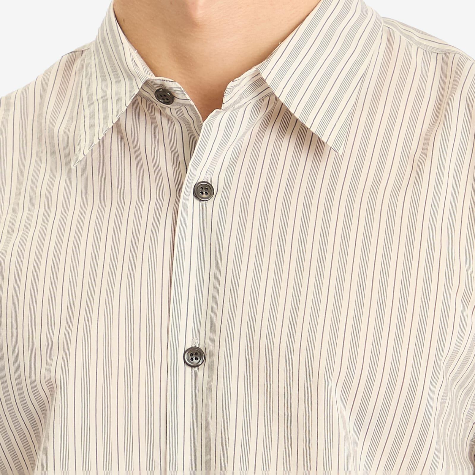 Dries Van Noten Croom Stripe Long Sleeve Shirt in White for Men 