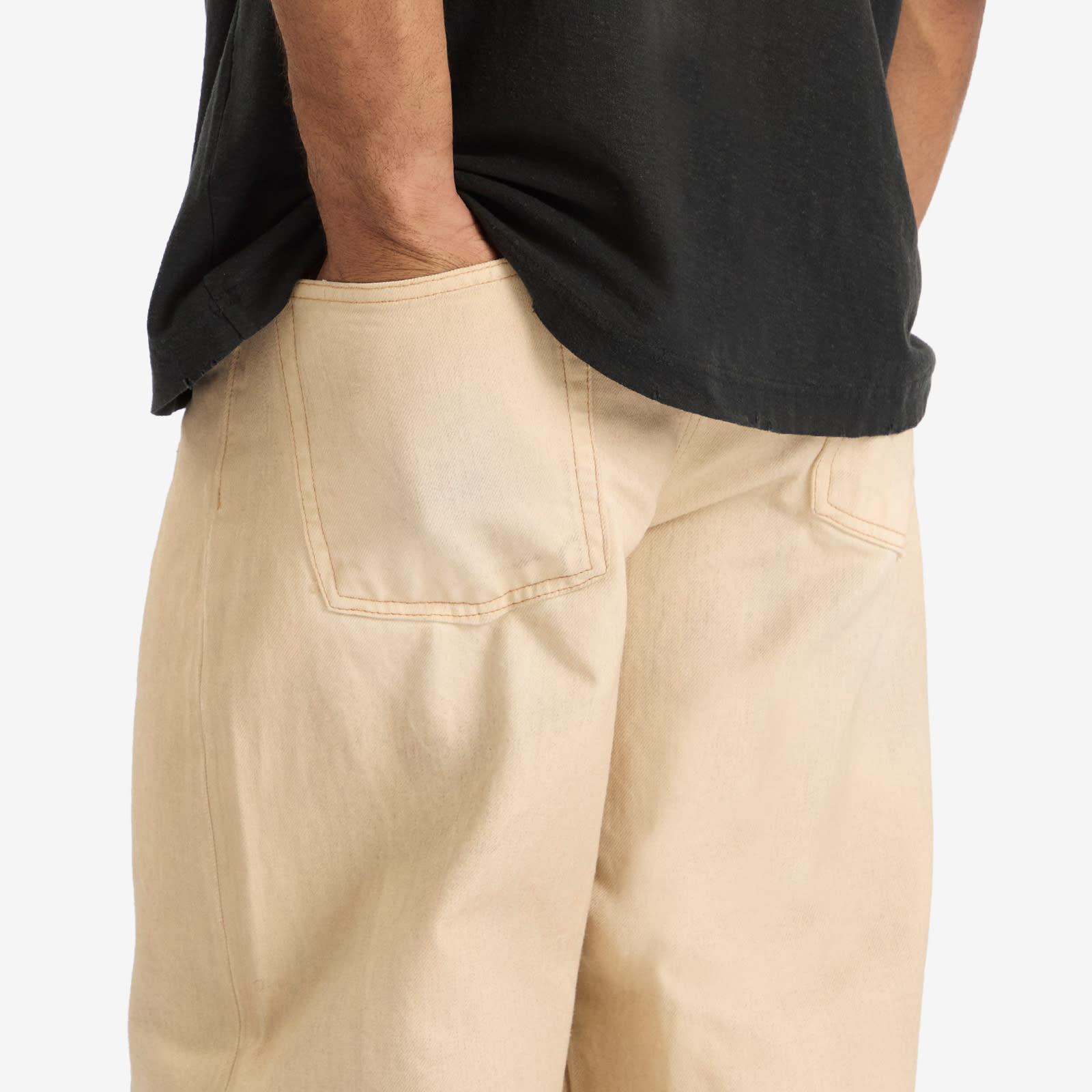 Acne Studios 1981 U Traffic Sand Wash Loose Fit Jeans in Natural