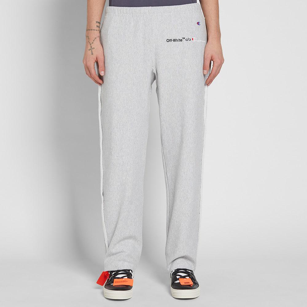 Off-White c/o Virgil Abloh X Champion Sweat Pant in Gray for Men 