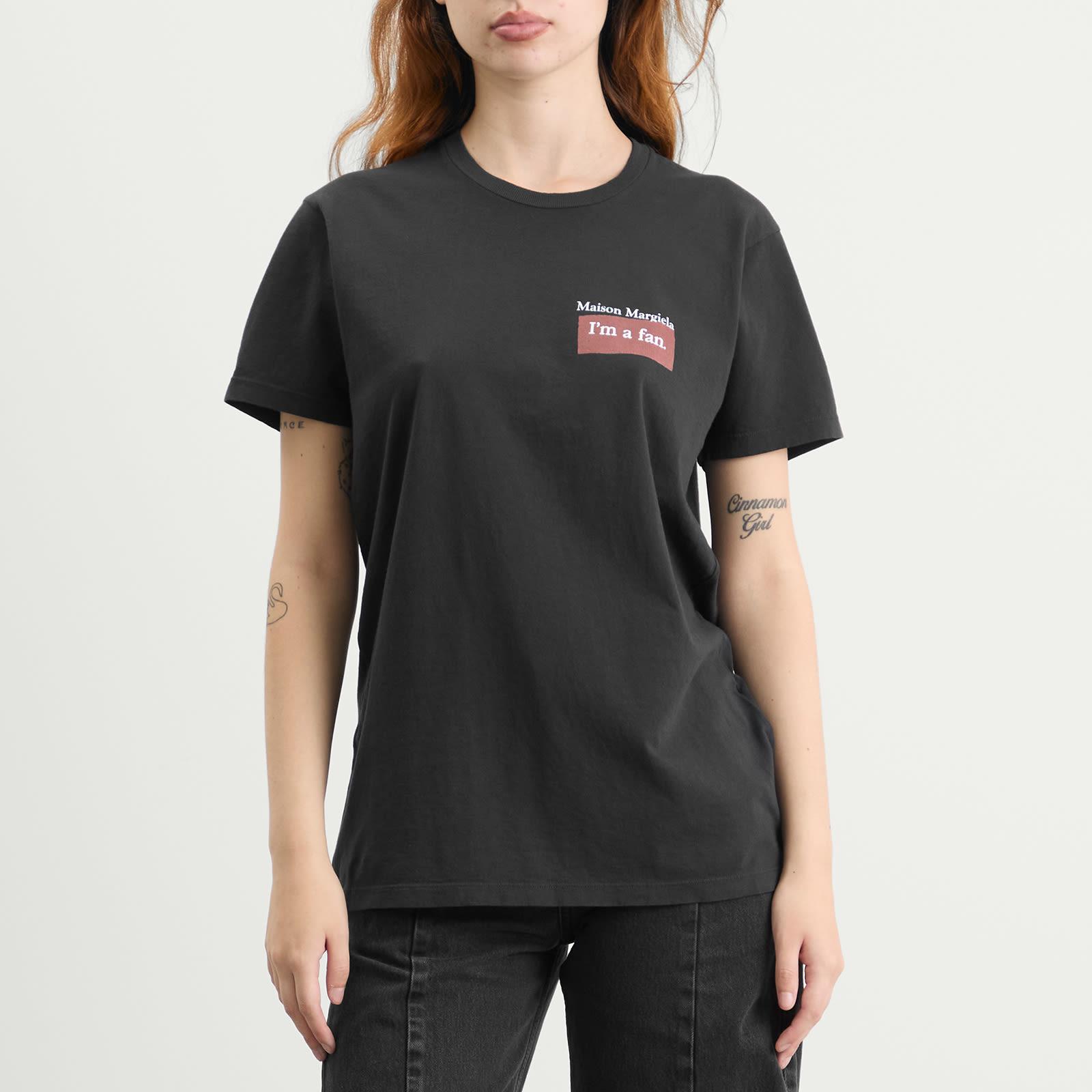 Maison Margiela I'M A Fan T-Shirt in Black | Lyst