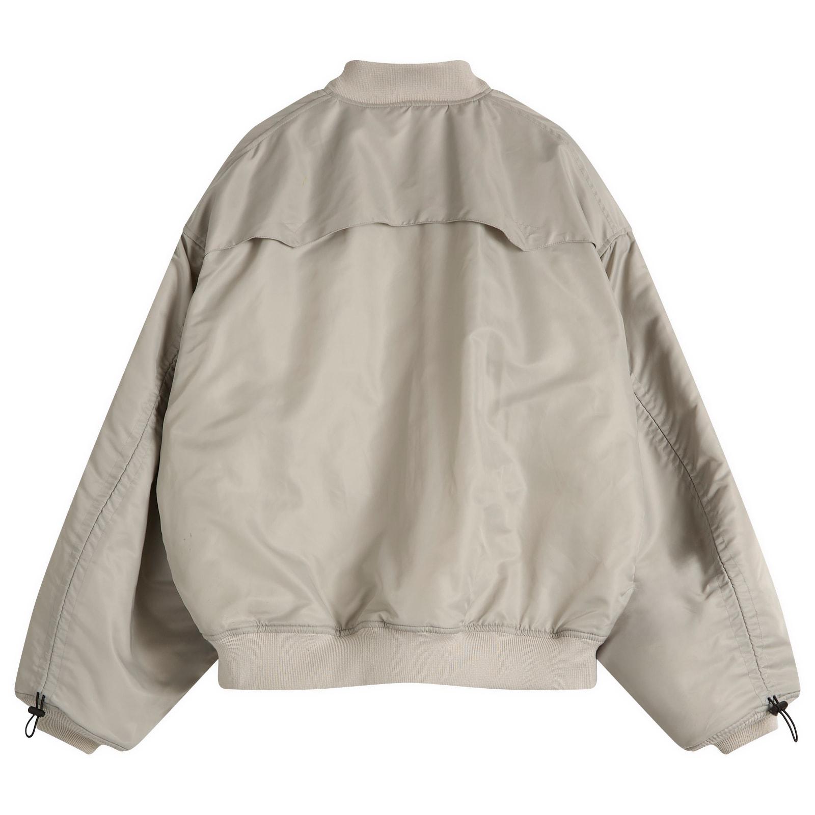 ANGLAN End. X Parachute Ruched Bomber Jacket in Grey | Lyst UK