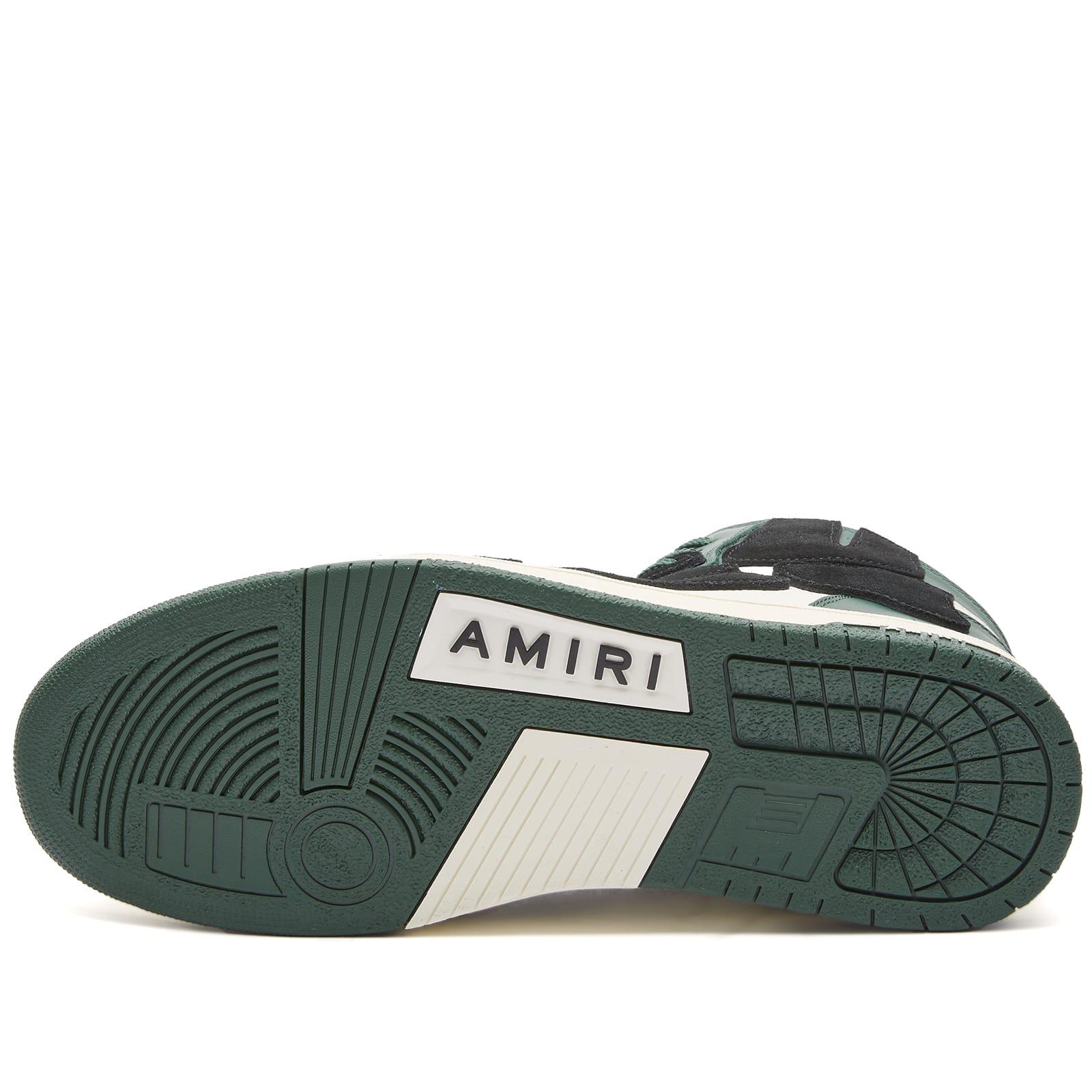 Amiri Skel Top High Sneakers in Green for Men | Lyst