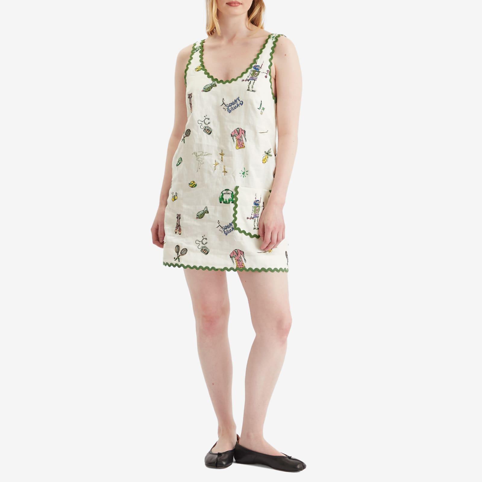 ALMAIS Play Embroidered Mini Dress in White | Lyst Australia ALMAIS Play Embroidered Mini Dress in White | Lyst Australia