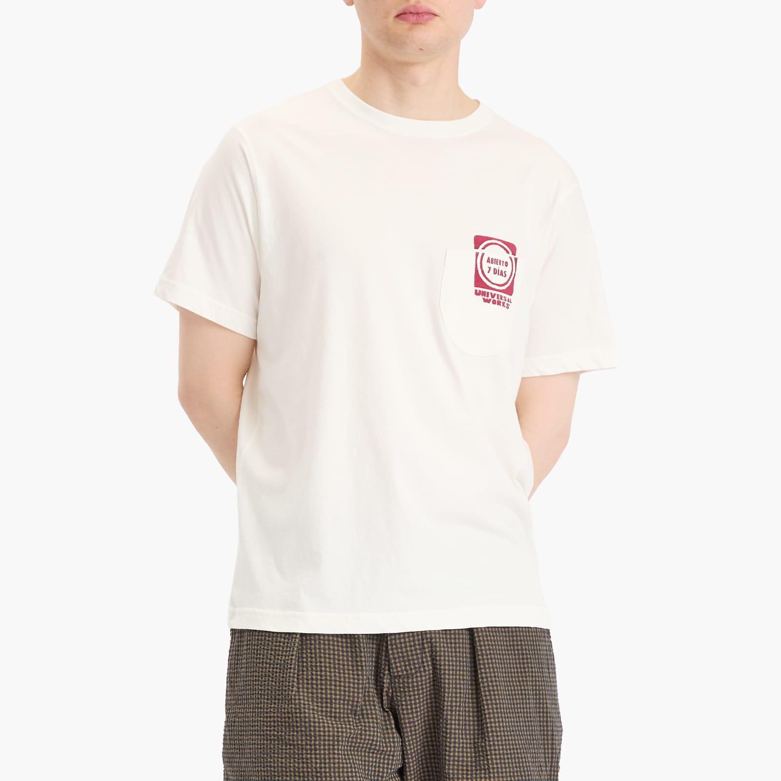 Universal Works｜SHORT-SLEEVED ROUND NECK T-SHIRTS (PRIN Universal Works Short sleeve t-shirts for Men | Online Sale