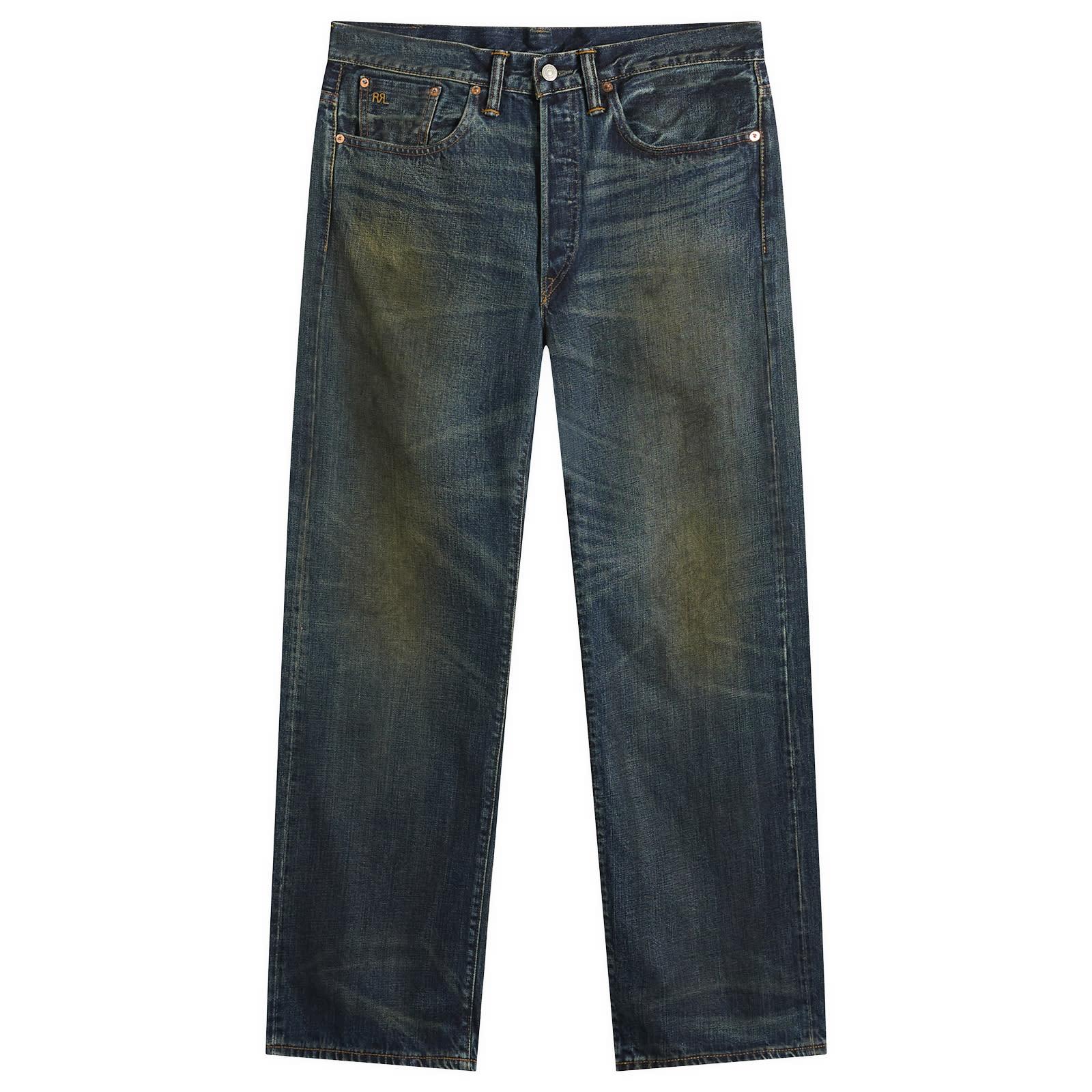 RRL Vintage Fit East West Selvedge Denim Jeans in Blue for Men | Lyst