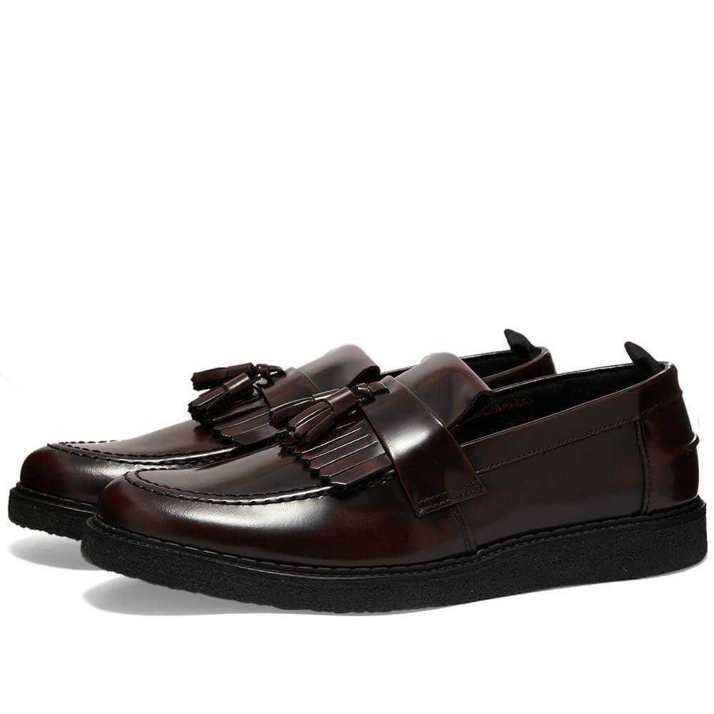 Fred Perry Fred Perry X George Cox Leather Tassel Loafer in Black for ...