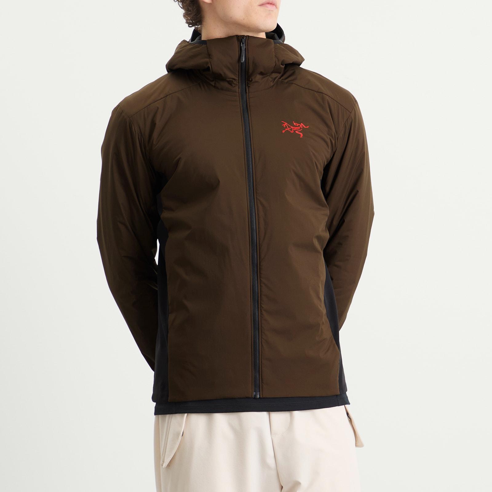 Arc'teryx Atom Hooded Jacket in Brown for Men | Lyst