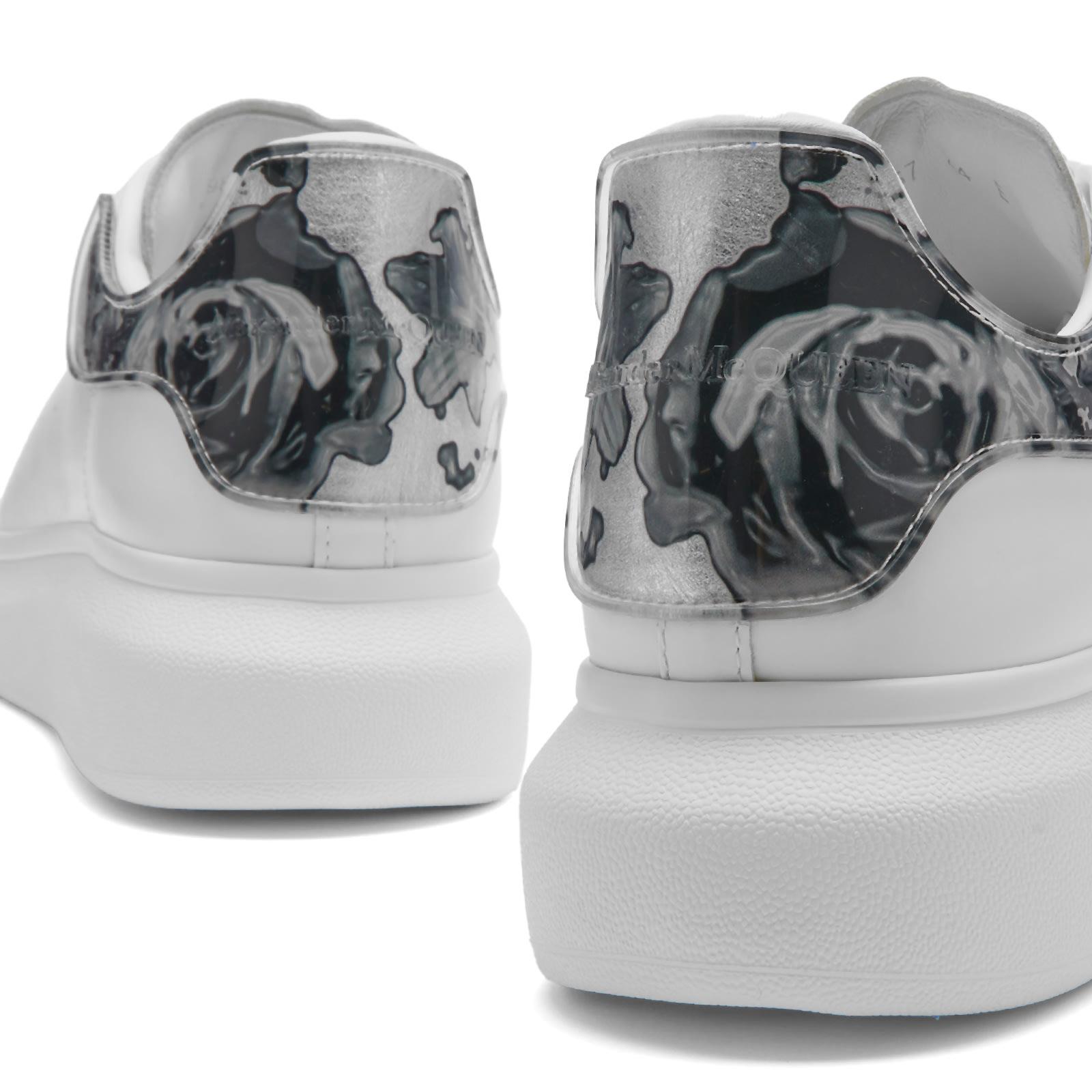 【ALEXANDER MCQUEEN】Oversole Sneakers Silver Tab Alexander McQueen oversized sneaker Silver Crocodile size US