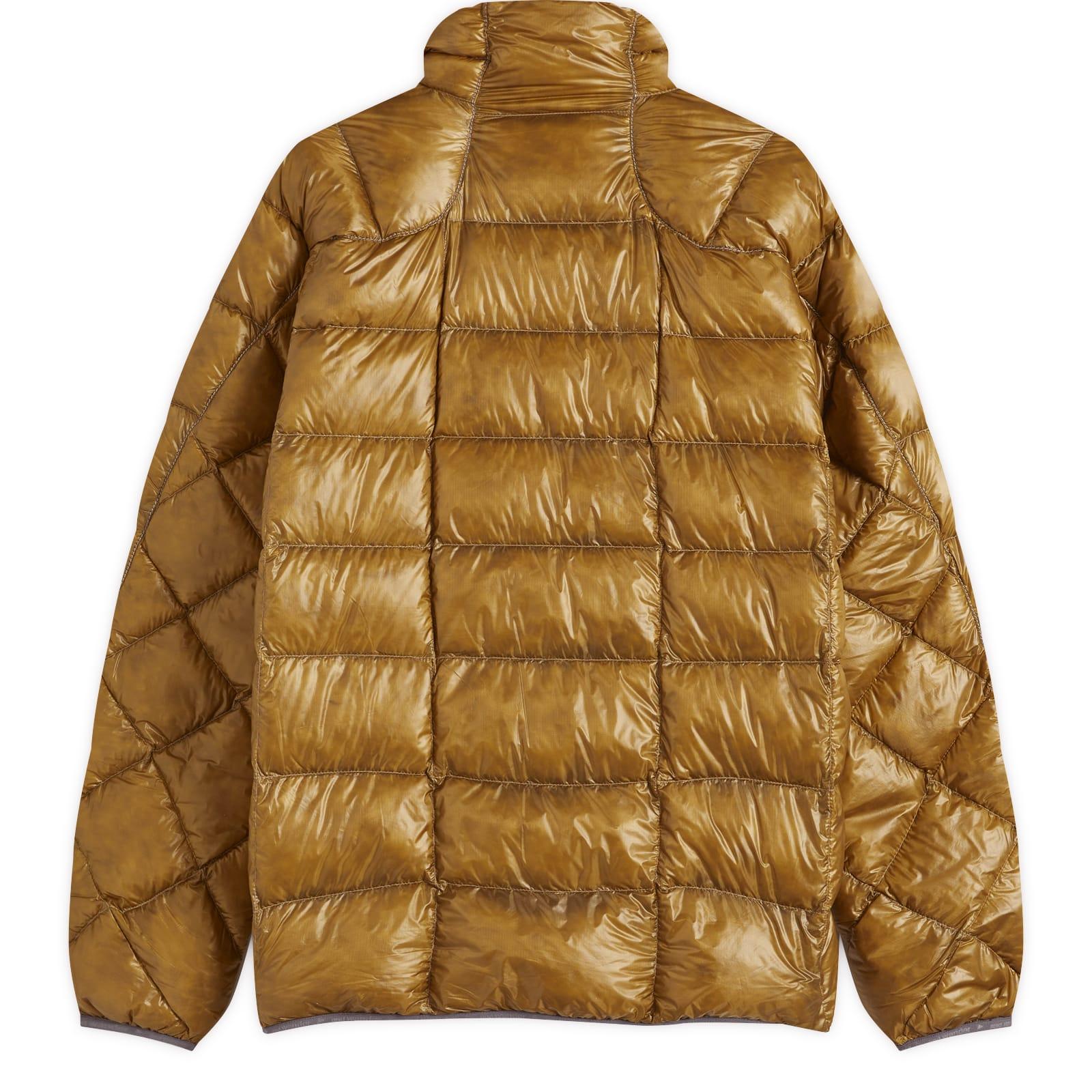 and wander Diamond Stitch Down Jacket in Brown | Lyst UK