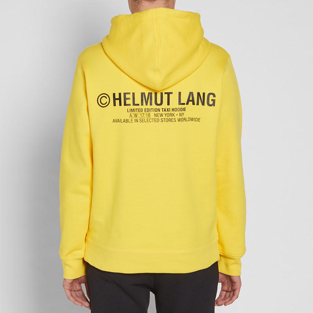 Helmut Lang Cotton Yellow Taxi Hoodie for Men | Lyst