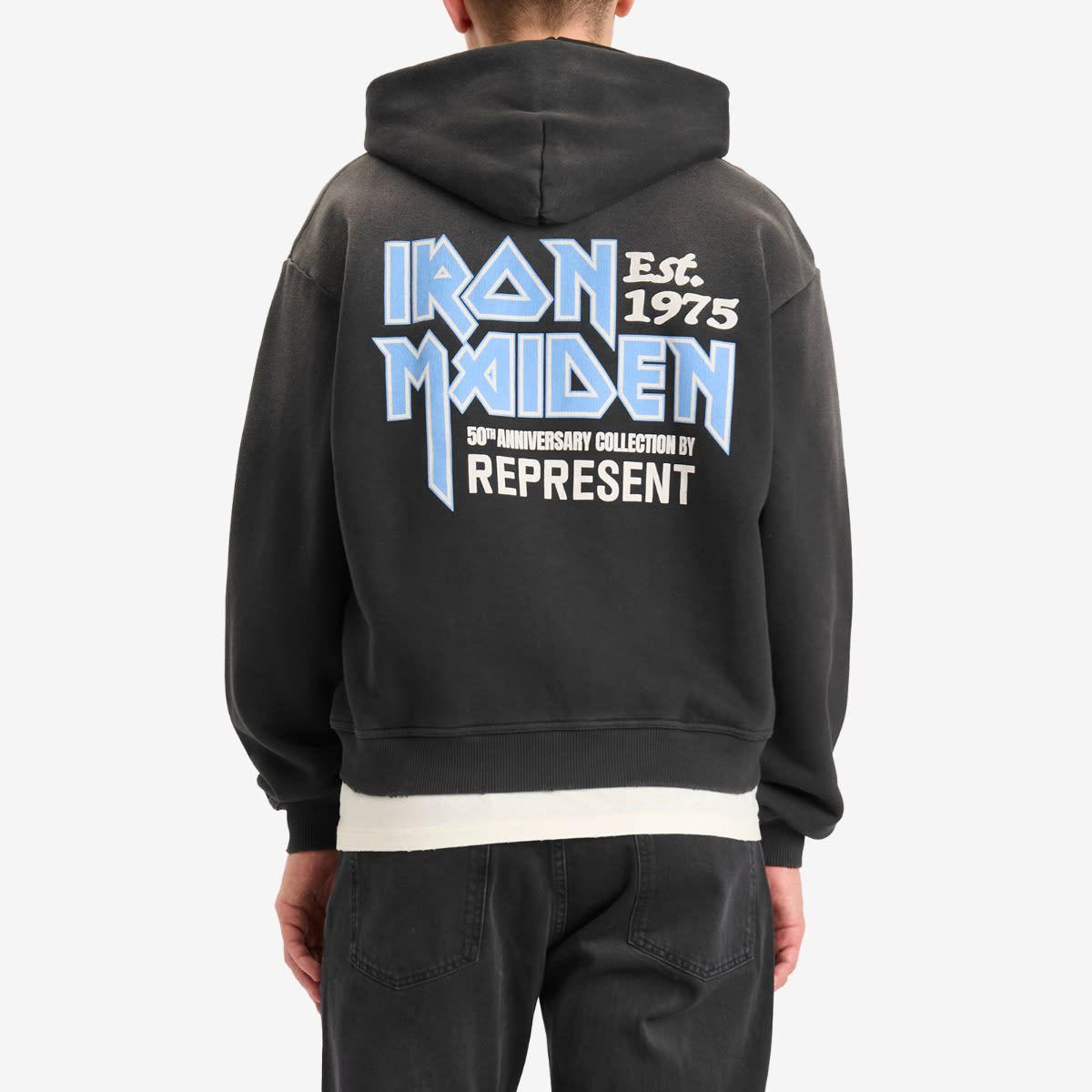 Represent Iron Maiden Anniversary Hoody in Black for Men