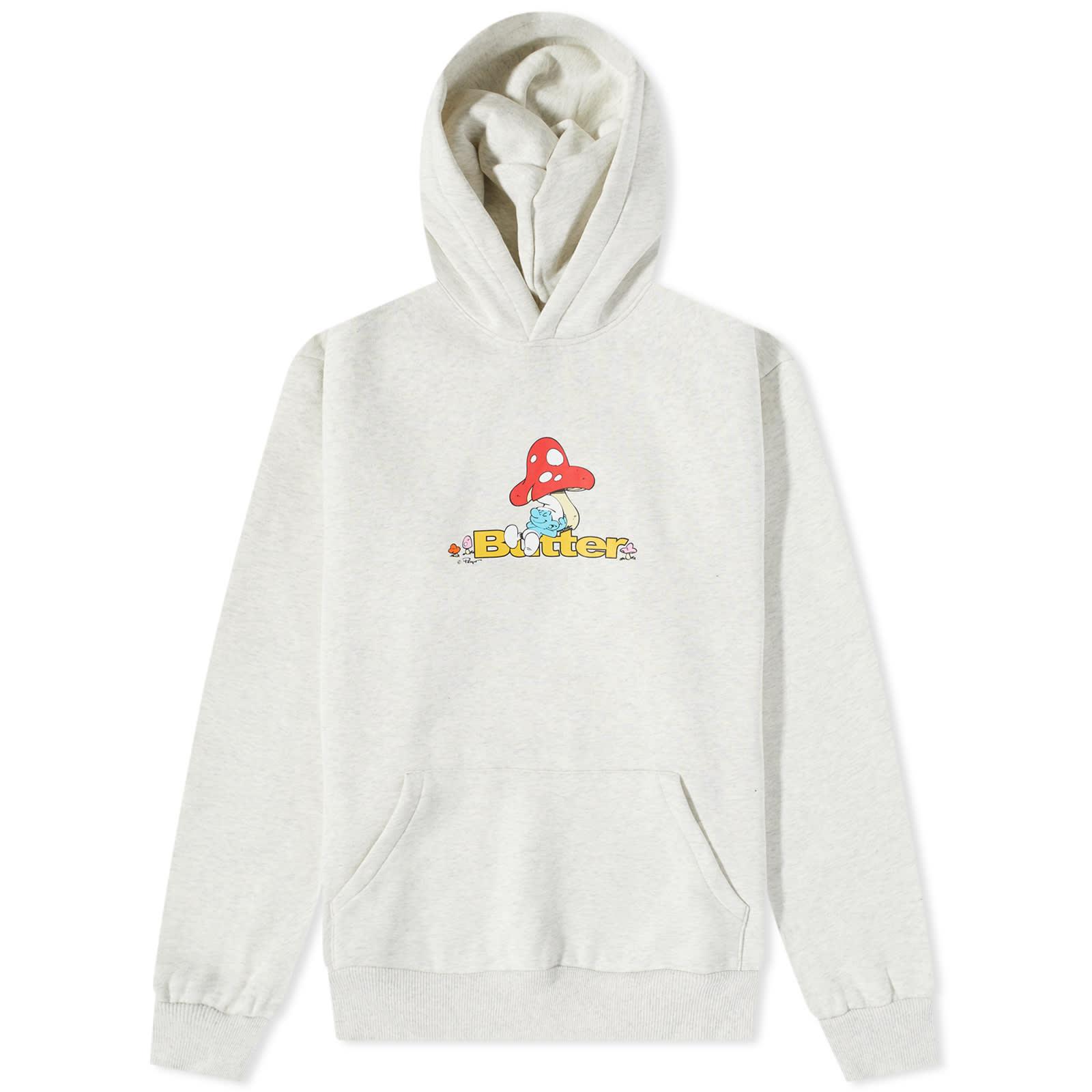 Butter Goods X The Smurfs Lazy Logo Hoodie in White for Men | Lyst ...