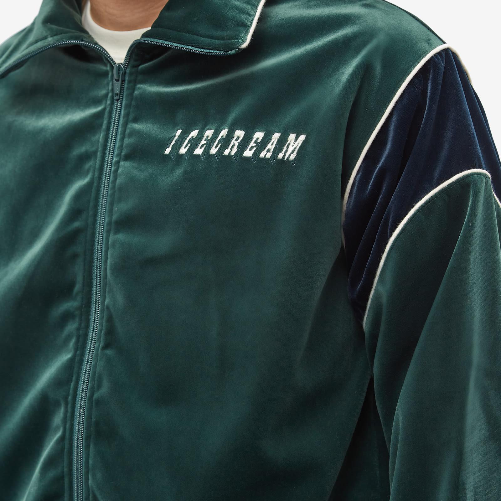 ICECREAM Velour Track Top in Green for Men | Lyst UK