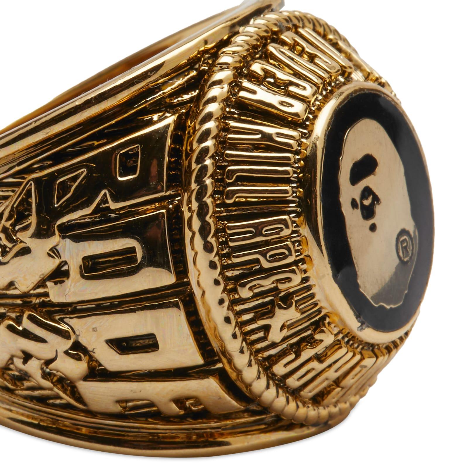 A Bathing Ape Bape College Ring in Metallic for Men | Lyst UK