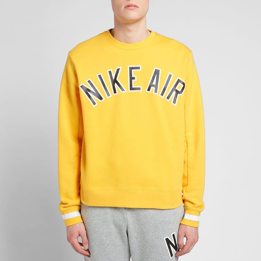 nike air yellow sweatshirt