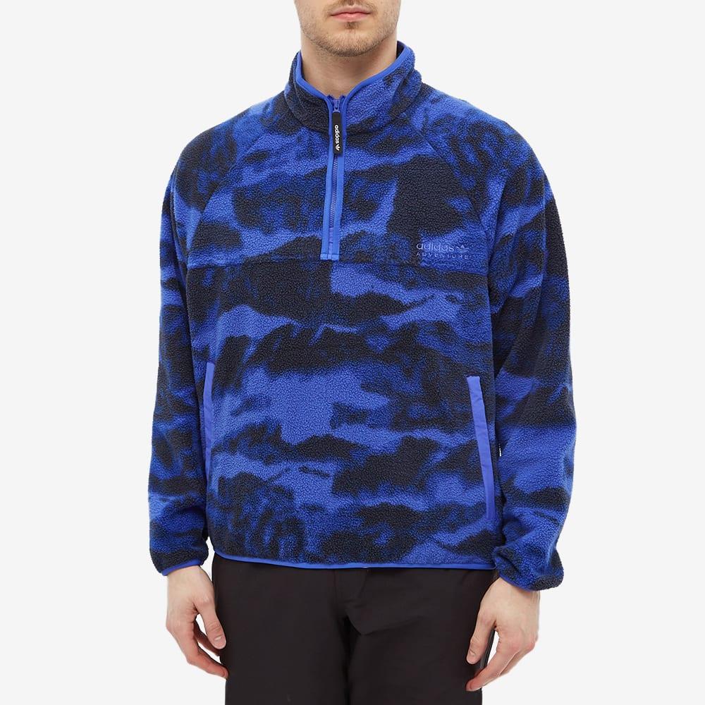 adidas Adventure Half Zip Fleece in Blue for Men | Lyst