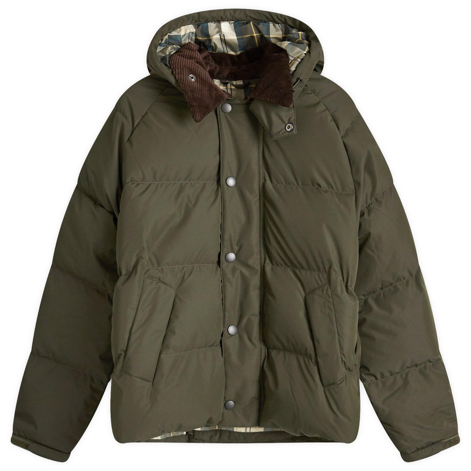 Barbour Os Down Transport Jacket in Green for Men | Lyst