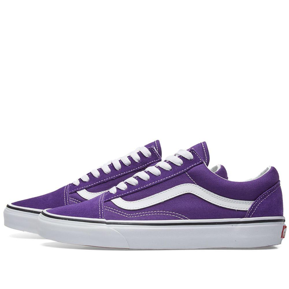 purple vans trainers