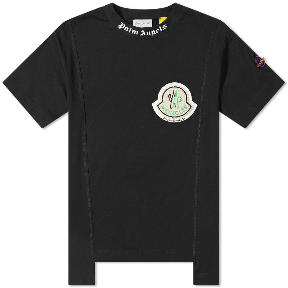 Moncler Genius Palm Angels - Maglia T-shirt in Black for Men | Lyst UK