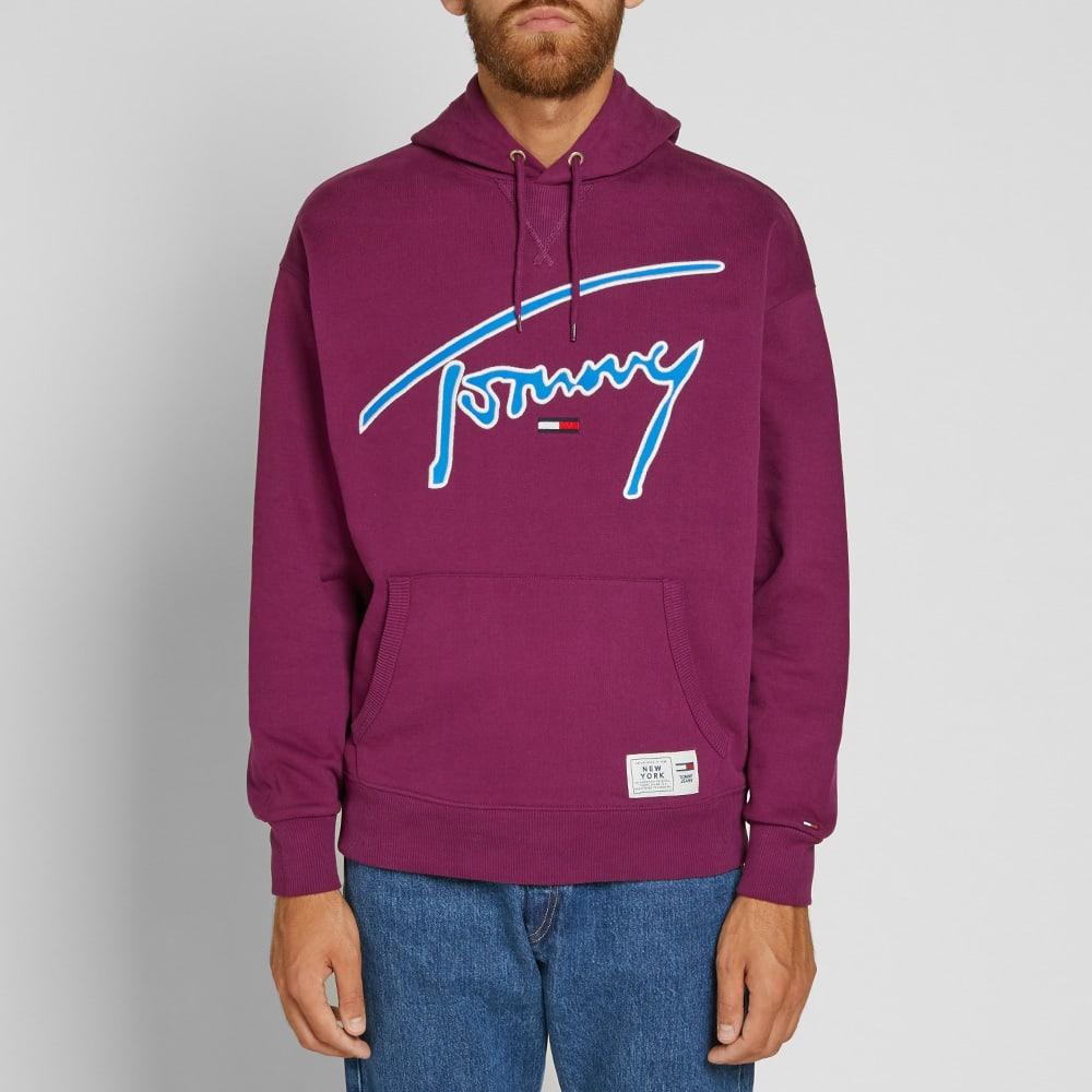 purple tommy hilfiger sweatshirt