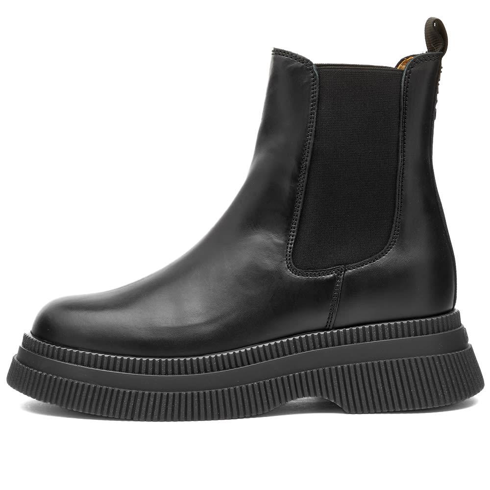 Ganni Creeper Chelsea Boot in Black | Lyst Canada