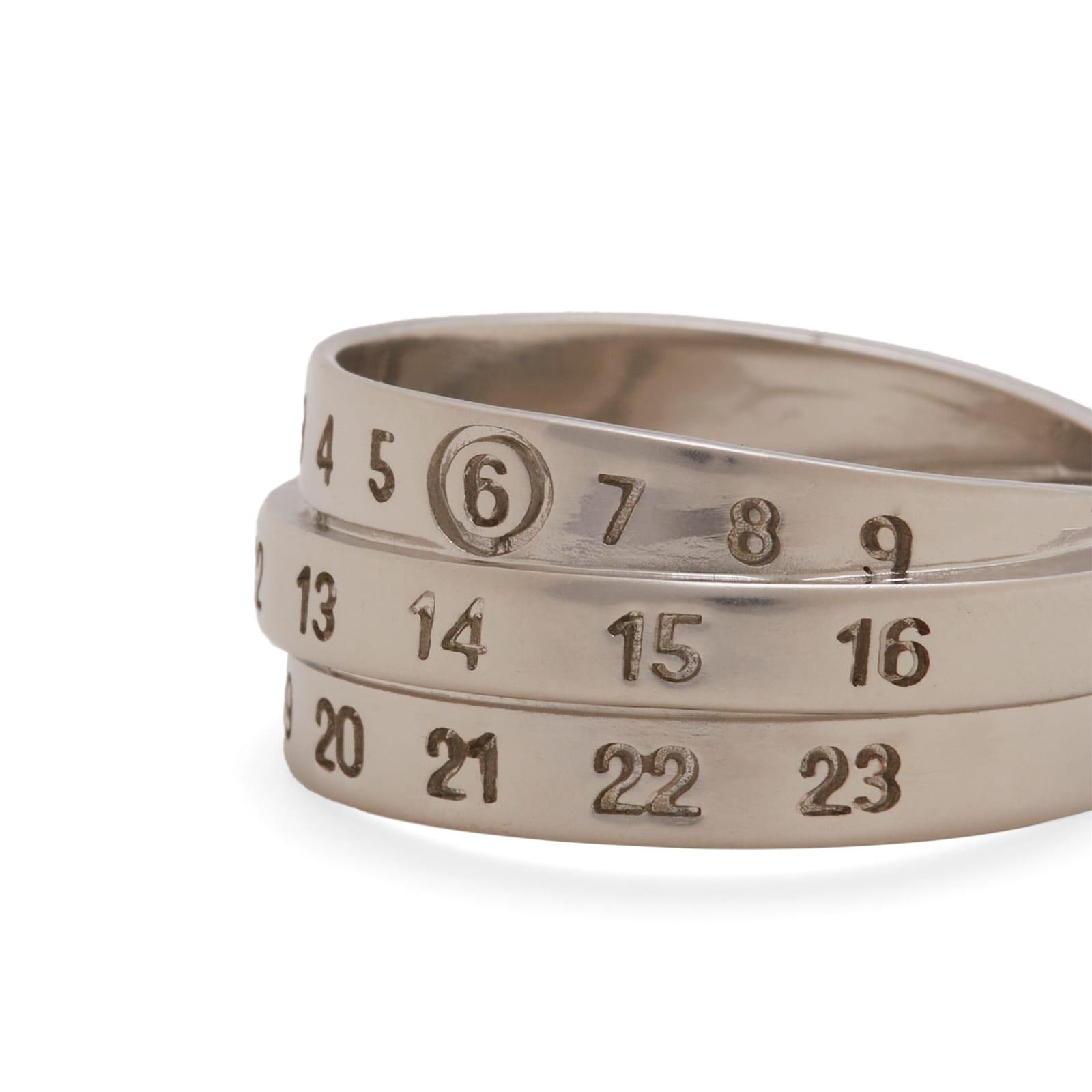 ダブルリング シルバー ☆ MM6 Maison Martin Margiela DHgate.com:Margiela Style MM6 Alphabet Upside Down Ring