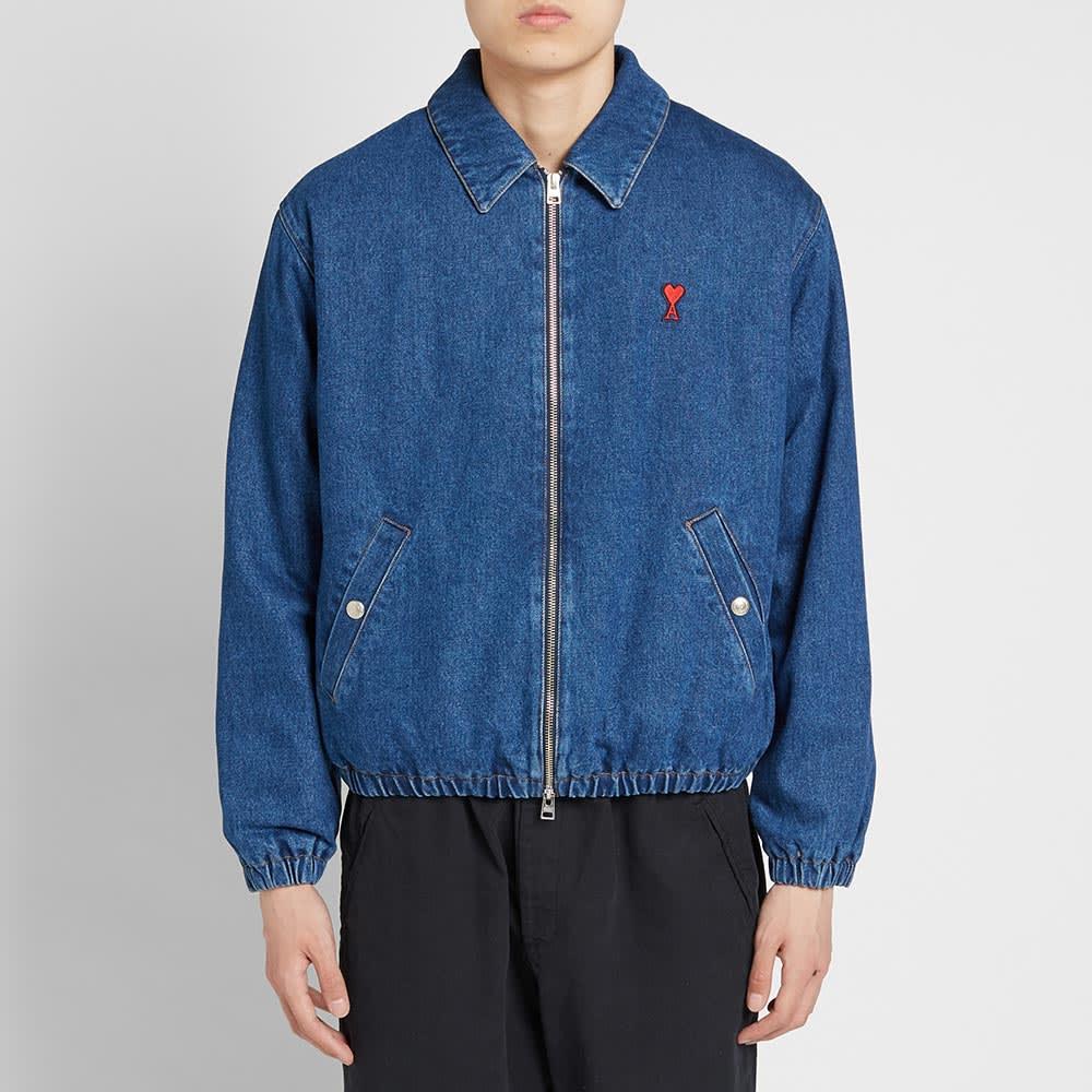 denim harrington jacket