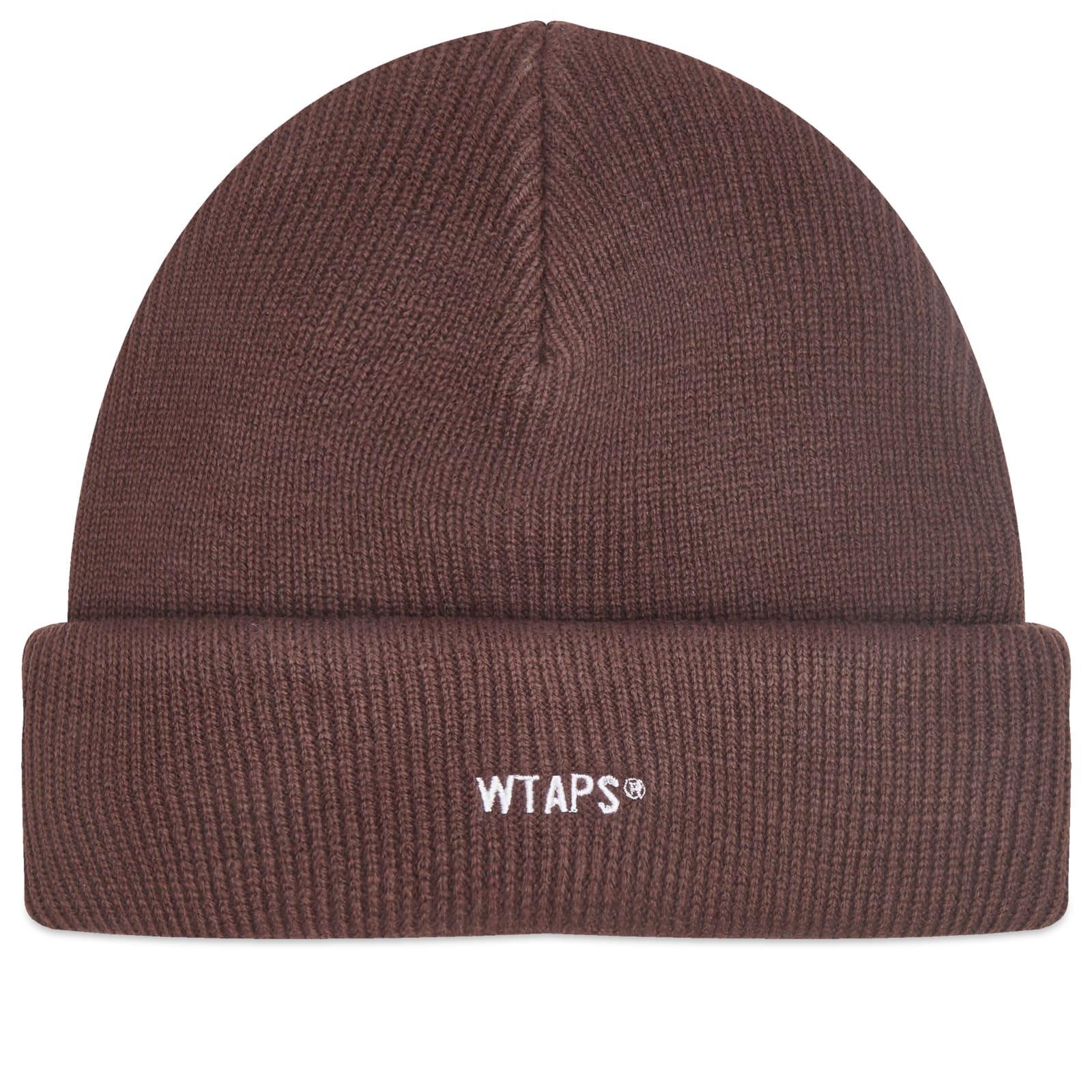 WTAPS 24 Embroidered Logo Beanie in Brown for Men | Lyst