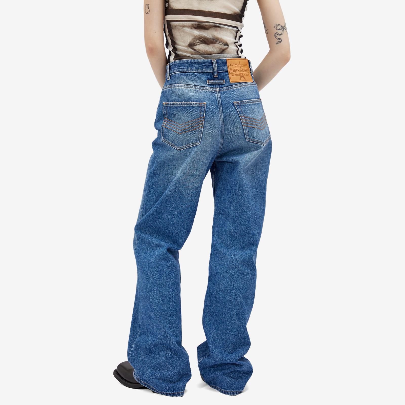 JEAN PAUL GAULTIERブルー 'The Buttoned' デニムショートパンツ Jean Paul Gaultier: ブルー 'The Buttoned' デニムショート