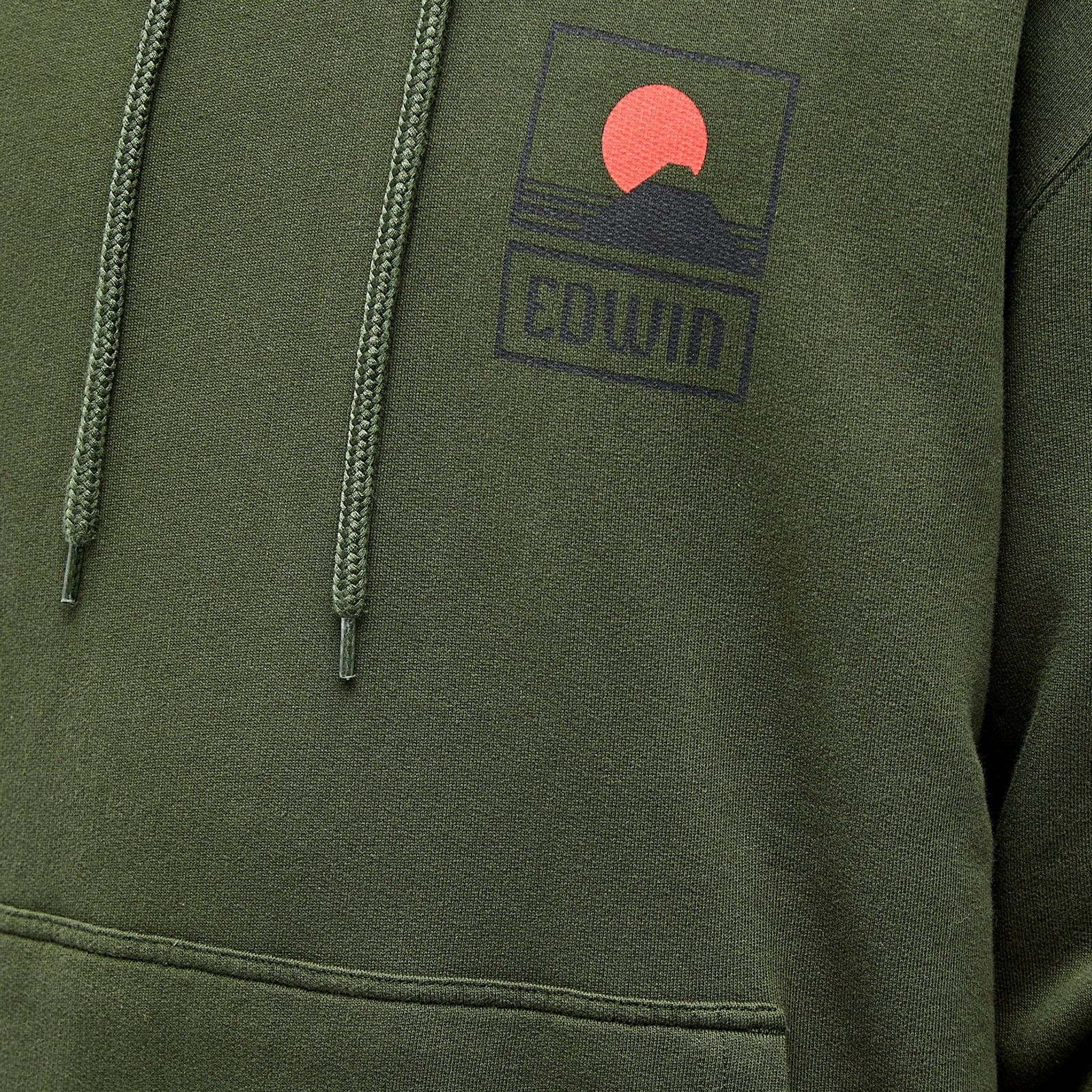 Edwin sunset on mt fuji hoodie new arrivals