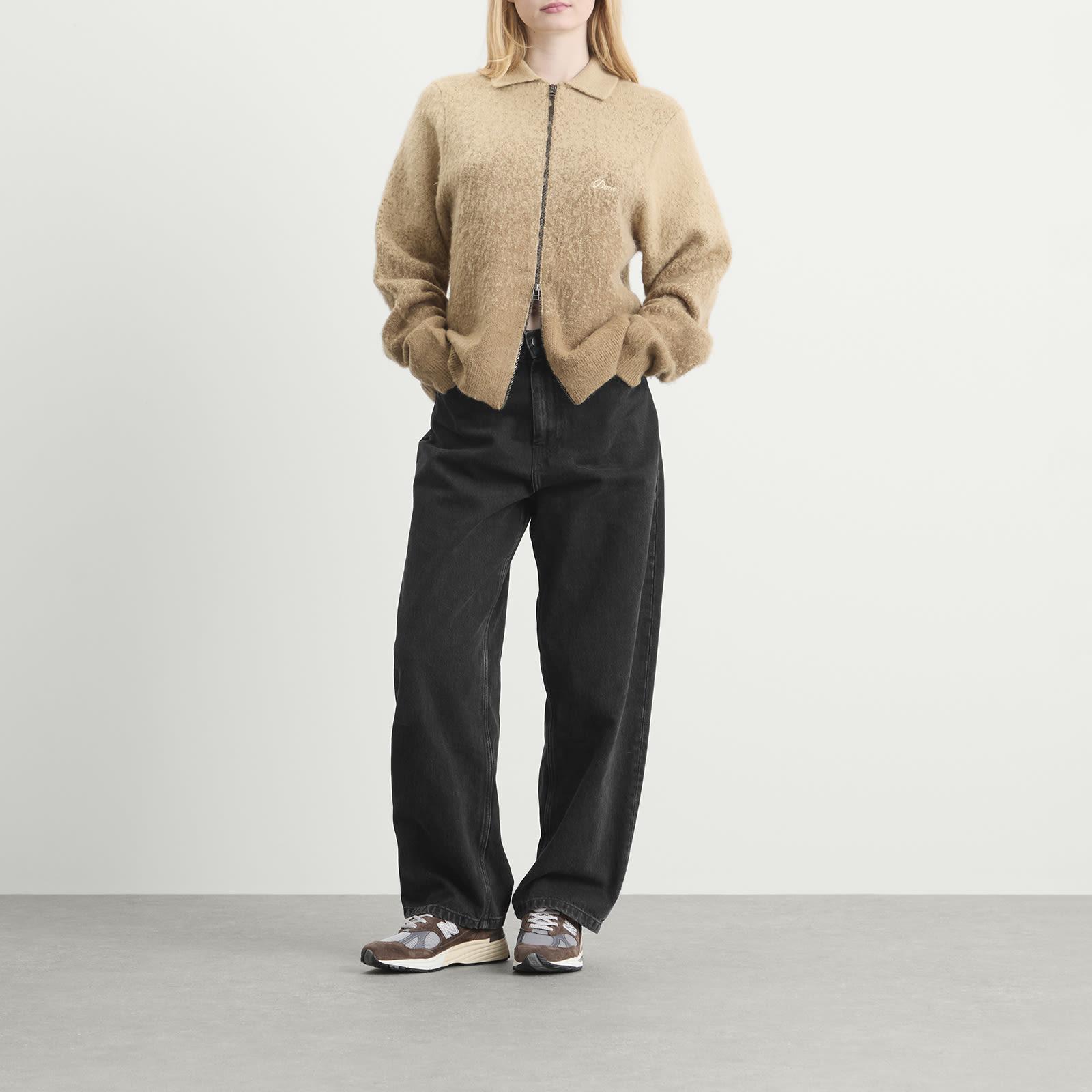 Dime Mohair Double Zip Knit in Natural | Lyst
