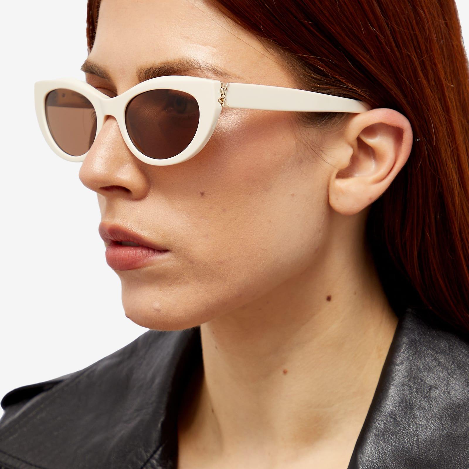 Saint Laurent Saint Laurent Sl M115 Sunglasses in White