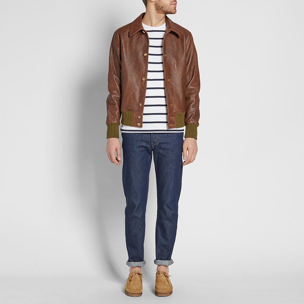 levi's vintage clothing leather jacket