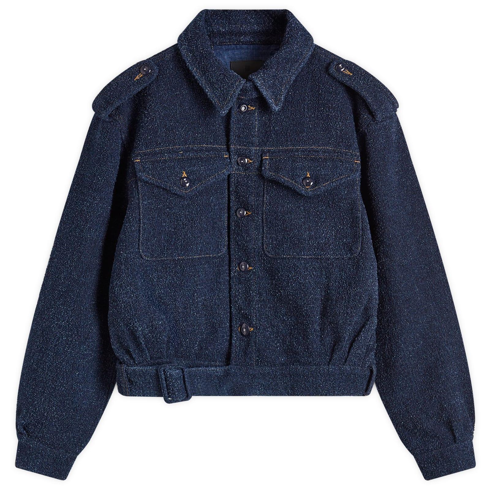 Givenchy Military Denim Jacket in Blue for Men | Lyst