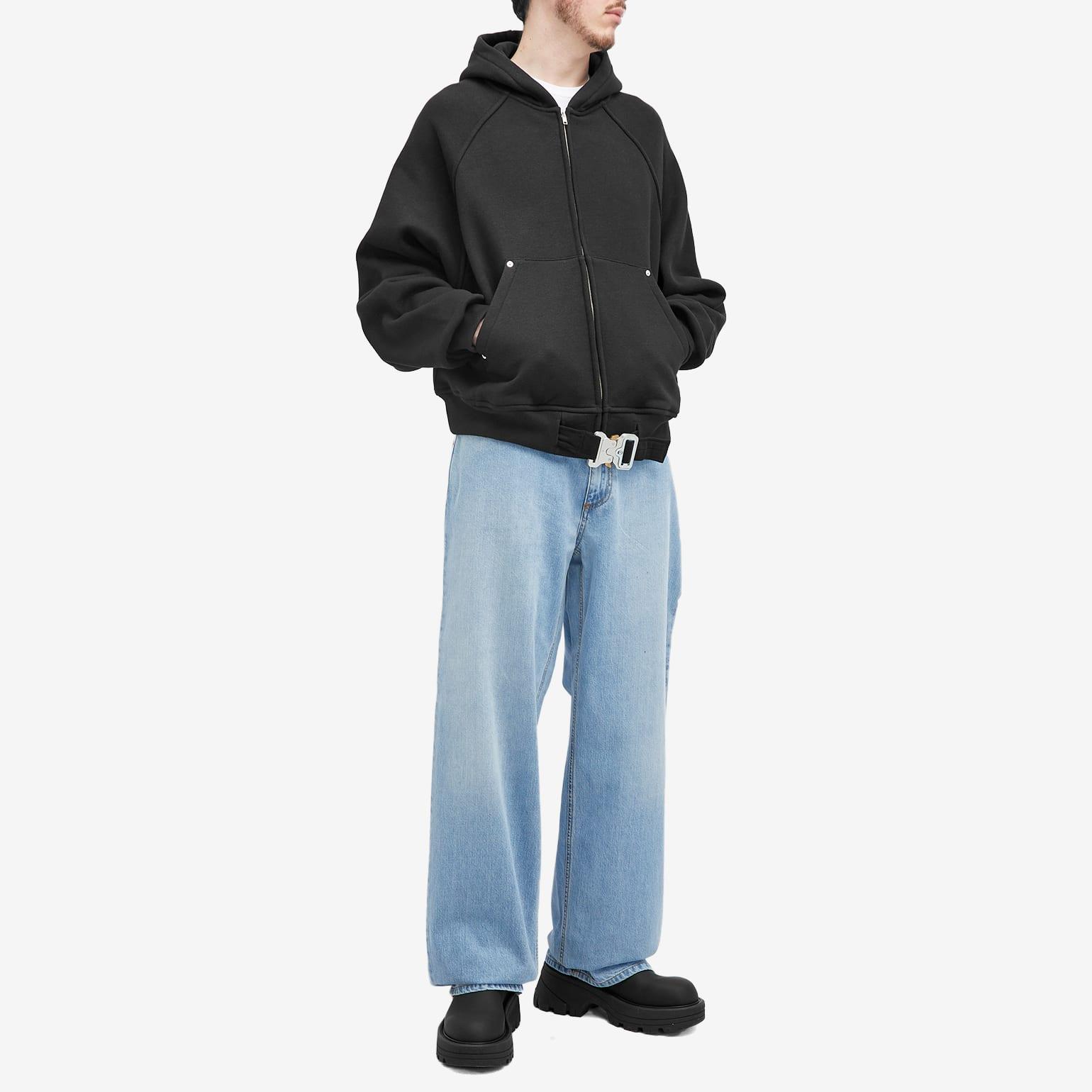 1017 ALYX 9SM Belted Buckle Zip Hoodie in Black for Men | Lyst