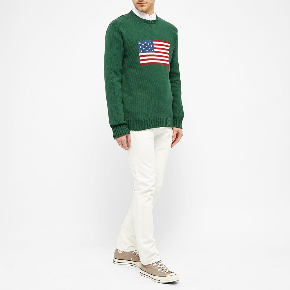 Polo Ralph Lauren Flag Intarsia Knit in Green for Men | Lyst