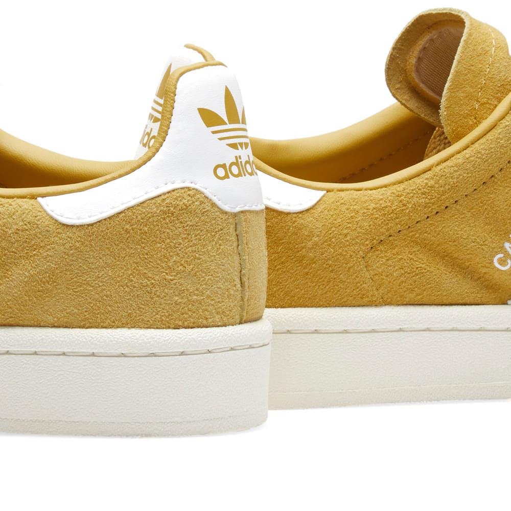 adidas Suede Campus Basketball Shoes in Yellow Lyst