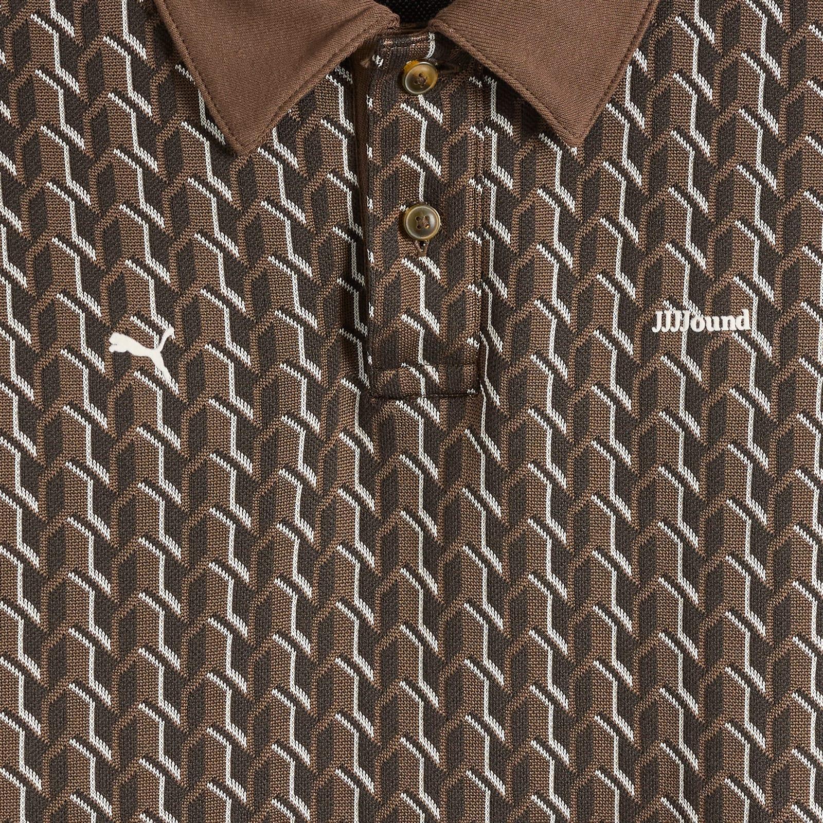 PUMA X Jjjjound T7 Long Sleeve Polo in Brown | Lyst
