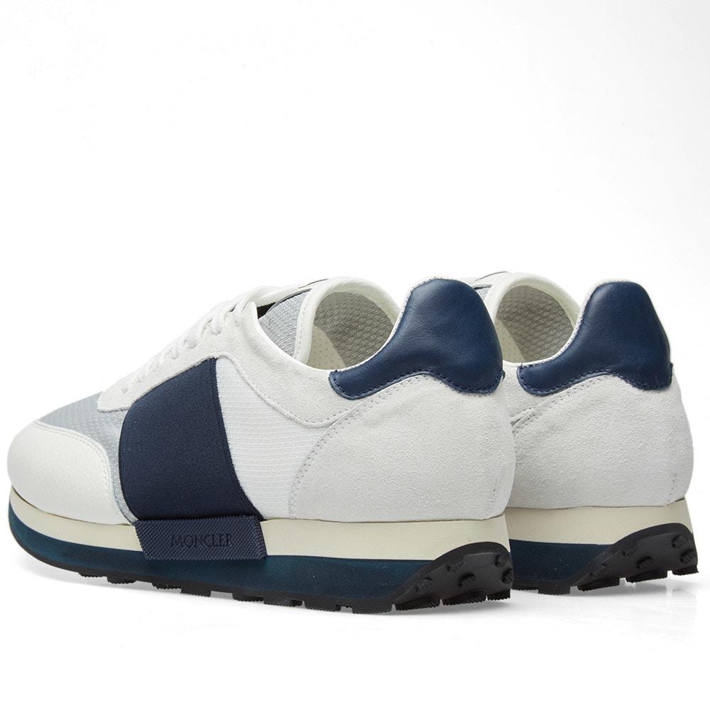 moncler suede mesh runner