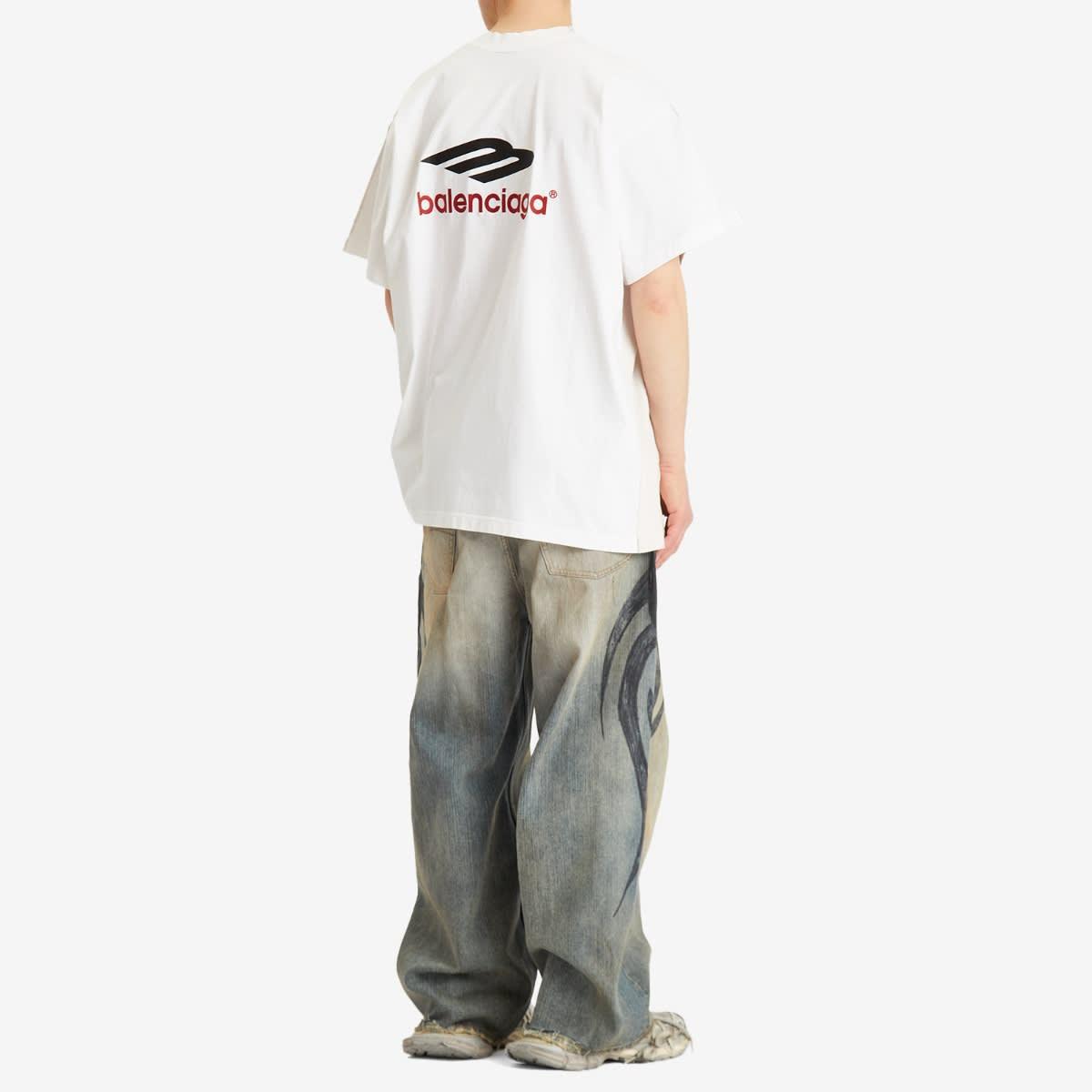 Balenciaga Free Styling Tips T-Shirt in White for Men | Lyst UK