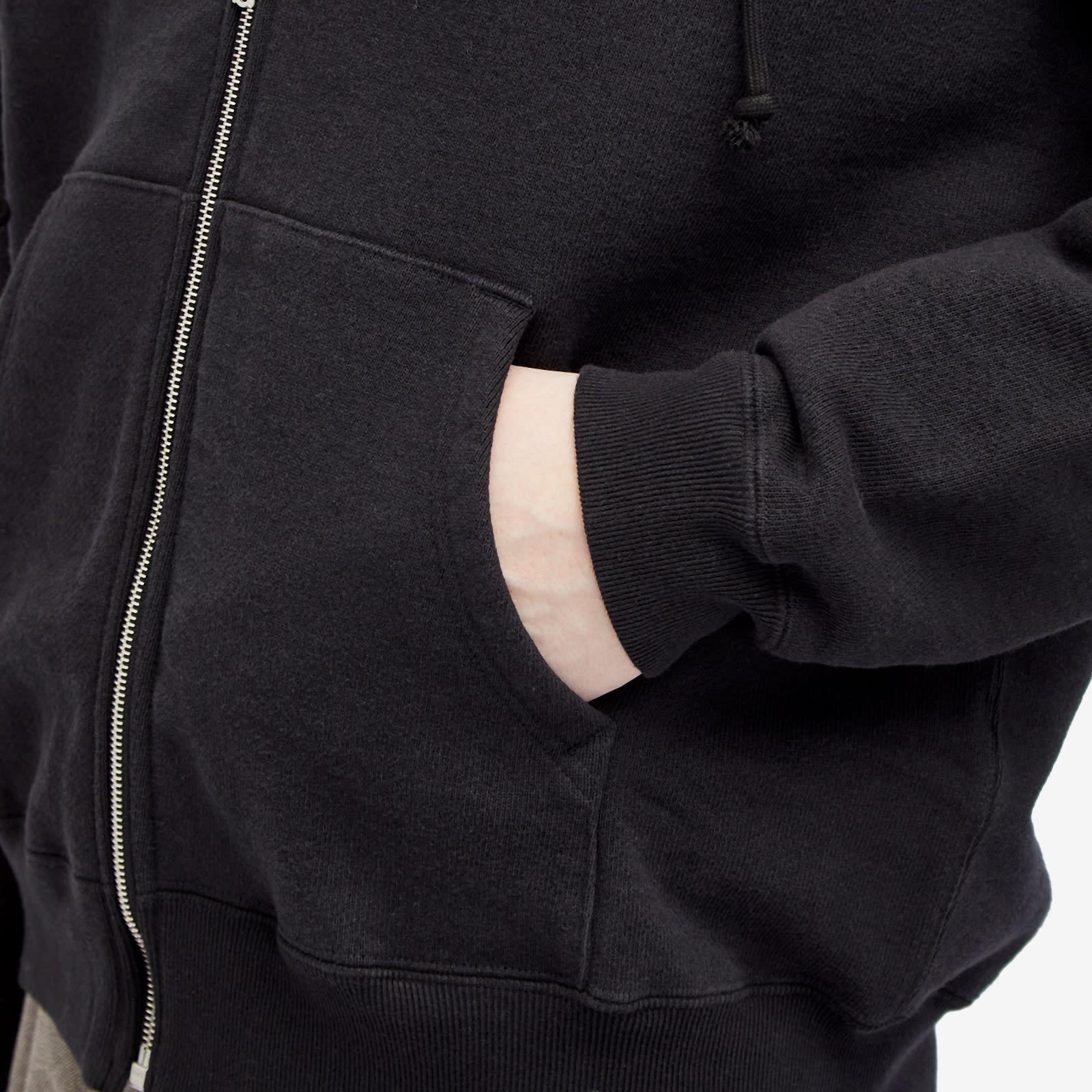 AURALEE Heavy Sweat Zip Hoody in Black for Men | Lyst