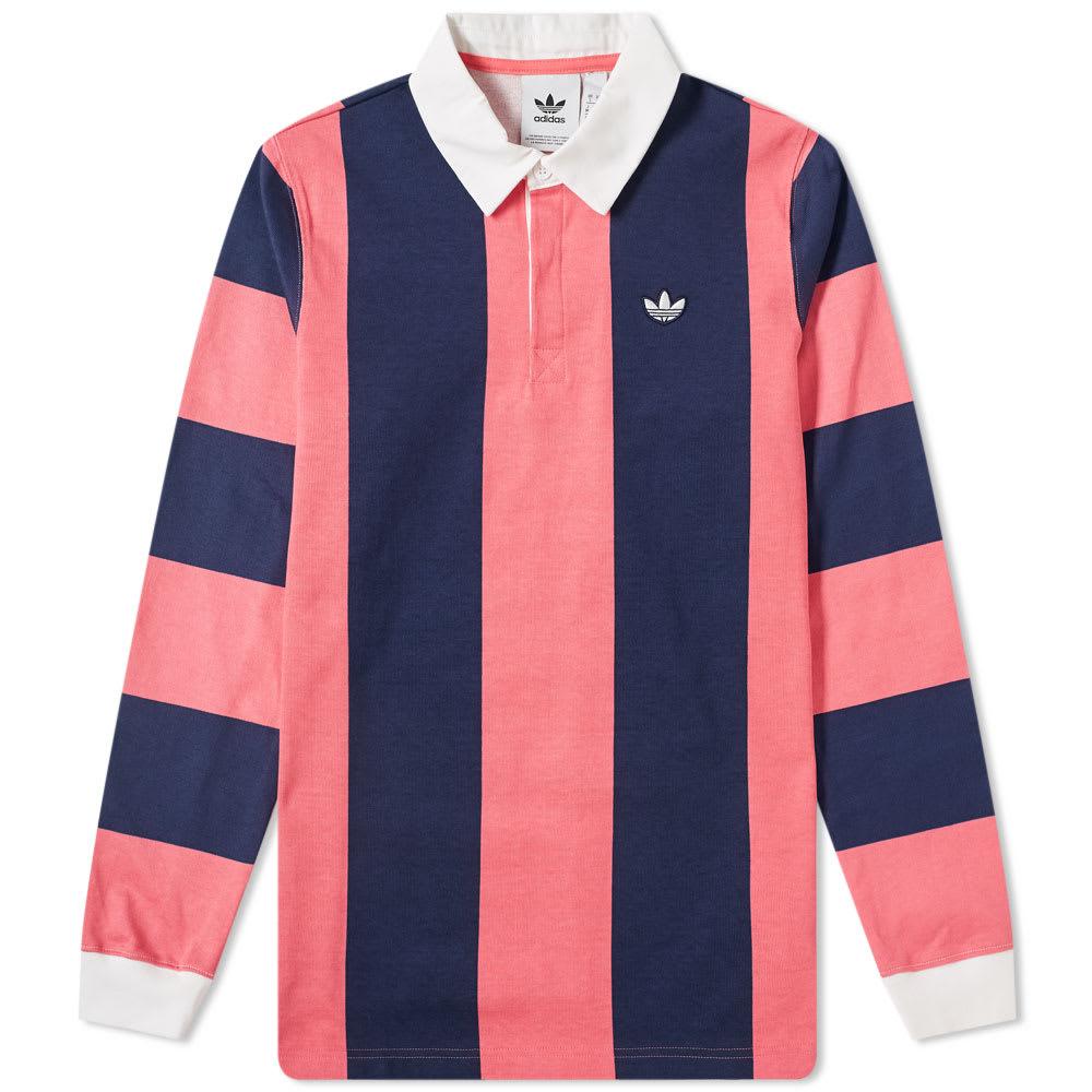 adidas Rugby Shirt in Pink for Men - Lyst