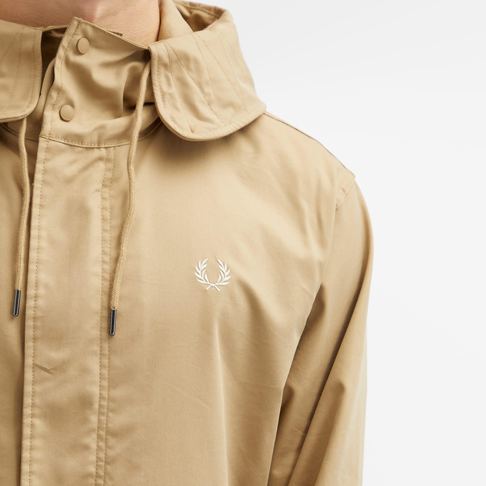 Fred Perry Short Parka Jacket in Natural for Men | Lyst UK