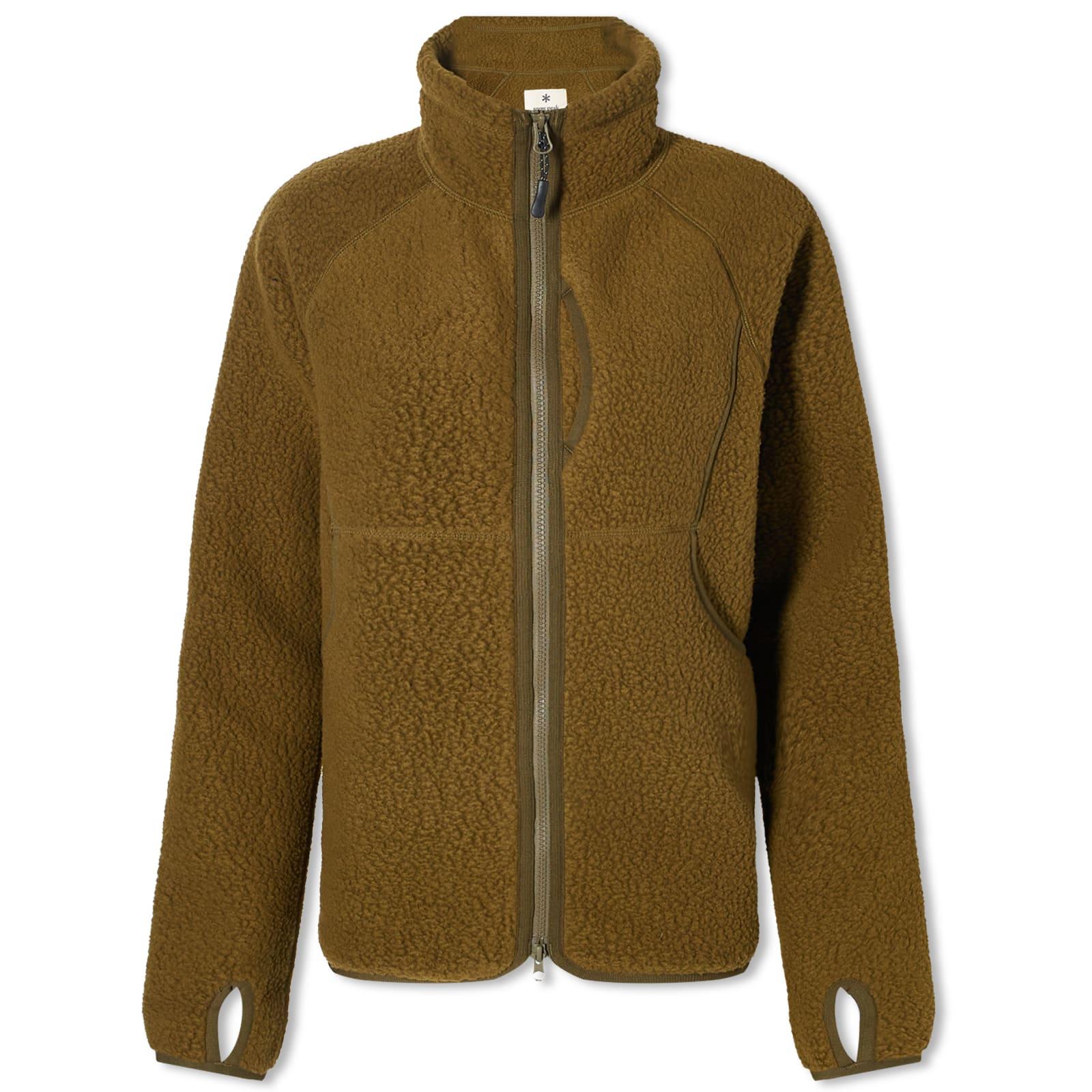 Snow Peak Thermal Boa Fleece Jacket in Green Lyst