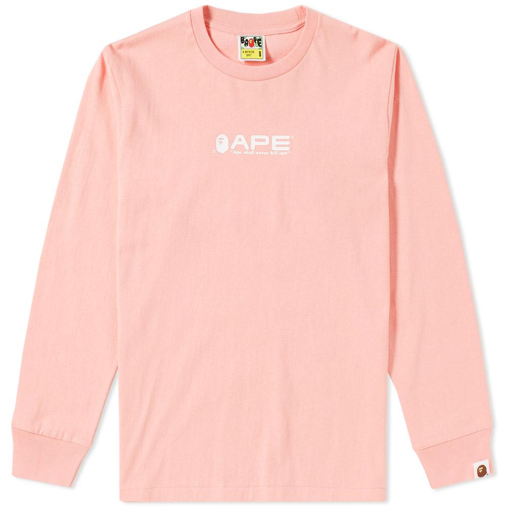bape pink jumper