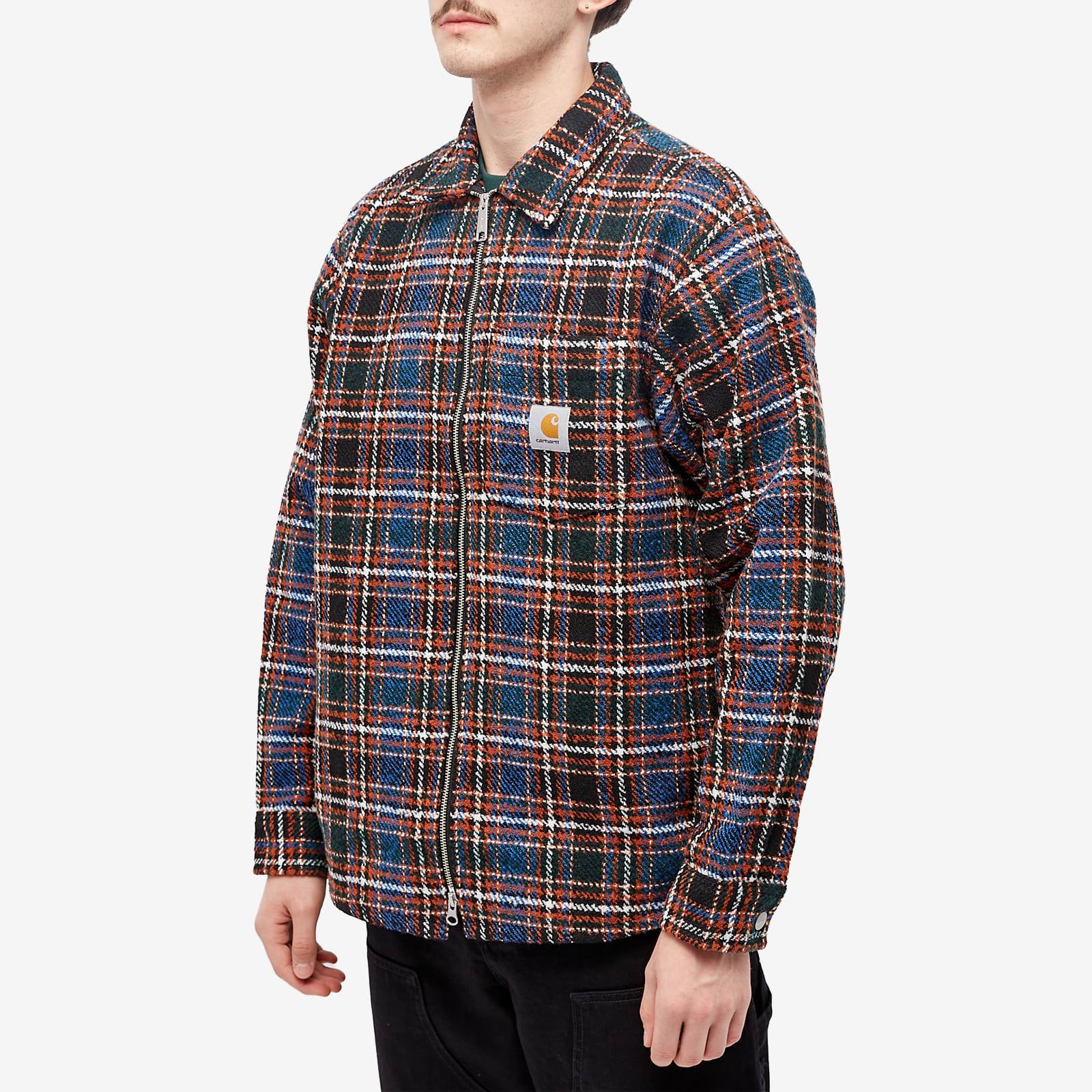 Carhartt Stroy Zip Shirt Jacket in Blue for Men | Lyst