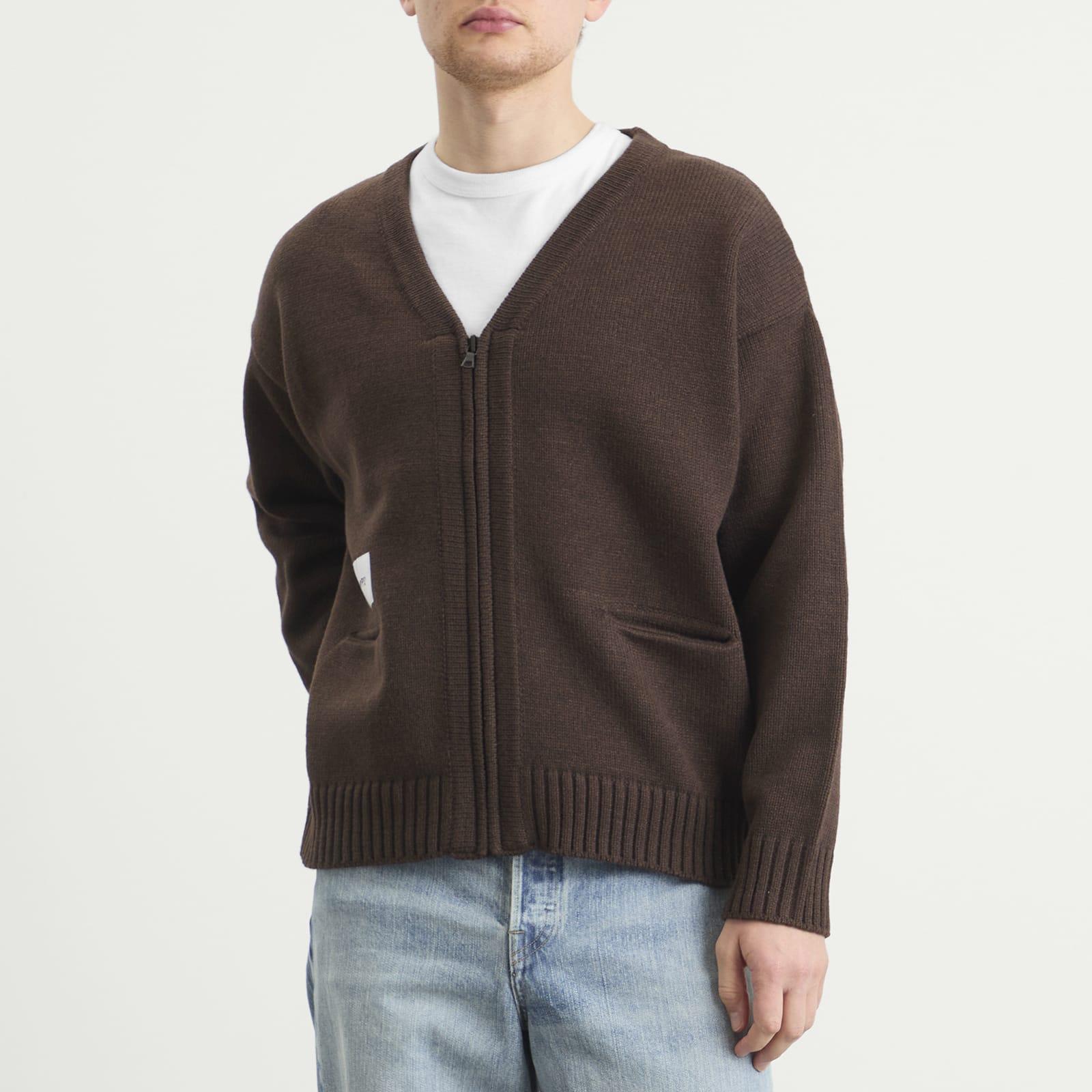 WTAPS Cardigan Heavyweight Knit Zip Cardigan