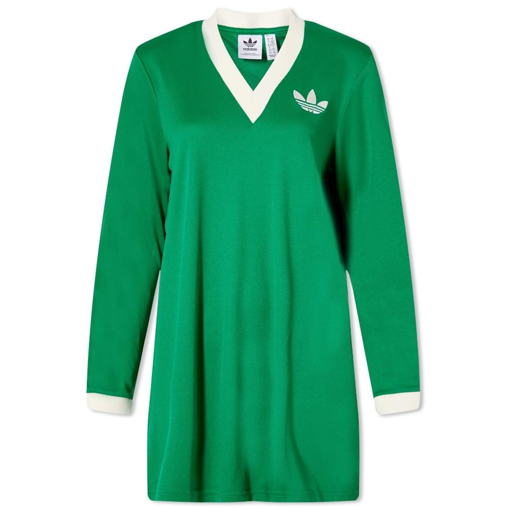 adidas Adicolor 70s Cali T-shirt Dress in Green | Lyst